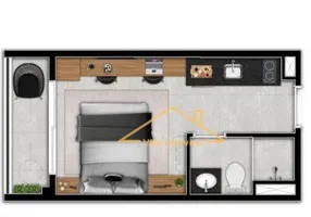 Foto 1 de Apartamento com 1 Quarto à venda, 19m² em Bela Vista, São Paulo