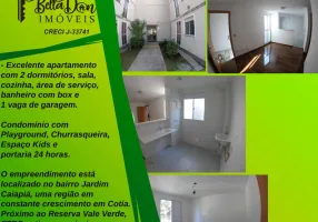 Foto 1 de Apartamento com 2 Quartos para alugar, 48m² em Jardim Caiapia, Cotia