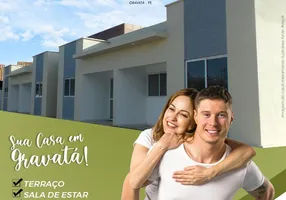 Foto 1 de Casa de Condomínio com 2 Quartos à venda, 50m² em Porta Florada, Gravatá