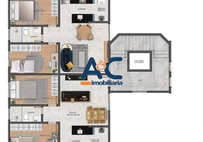 Foto 1 de Apartamento com 2 Quartos à venda, 48m² em Asteca São Benedito, Santa Luzia