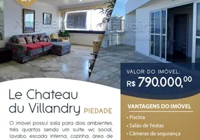 Foto 1 de Cobertura com 3 Quartos à venda, 249m² em Piedade, Jaboatão dos Guararapes