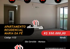 Foto 1 de Apartamento com 3 Quartos à venda, 114m² em São Geraldo, Manaus