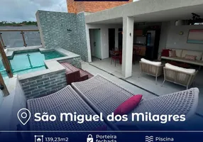 Foto 1 de Cobertura com 3 Quartos à venda, 140m² em , São Miguel dos Milagres