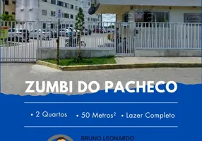 Foto 1 de Apartamento com 2 Quartos à venda, 50m² em Zumbi do Pacheco, Jaboatão dos Guararapes