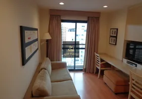 Foto 1 de Flat com 1 Quarto para alugar, 35m² em Moema, São Paulo