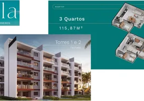 Foto 1 de Apartamento com 3 Quartos à venda, 116m² em Praia dos Carneiros, Tamandare