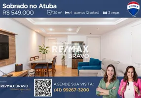 Foto 1 de Sobrado com 3 Quartos à venda, 130m² em Atuba, Curitiba