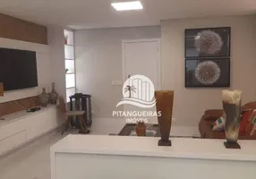 Foto 1 de Flat com 3 Quartos à venda, 120m² em Pitangueiras, Guarujá