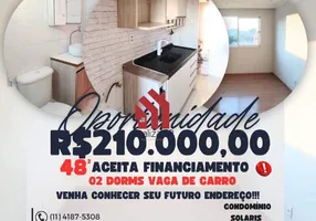 Foto 1 de Apartamento com 2 Quartos à venda, 48m² em Vila da Oportunidade, Carapicuíba