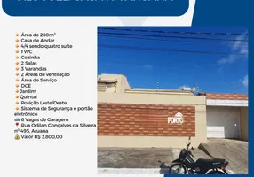 Foto 1 de Casa com 4 Quartos para alugar, 280m² em Aruana, Aracaju