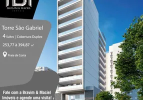 Foto 1 de Apartamento com 4 Quartos à venda, 261m² em Praia da Costa, Vila Velha