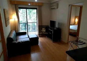 Foto 1 de Flat com 1 Quarto para alugar, 45m² em Moema, São Paulo