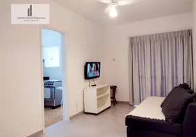 Foto 1 de Apartamento com 1 Quarto à venda, 57m² em Praia das Pitangueiras, Guarujá
