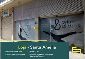 Foto 1 de Ponto Comercial à venda, 81m² em Santa Amélia, Belo Horizonte