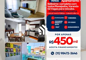 Foto 1 de Apartamento com 3 Quartos à venda, 115m² em Parque Santa Teresa, Carapicuíba