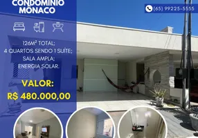 Foto 1 de Casa de Condomínio com 4 Quartos à venda, 126m² em Parque Residencial das Nações Indígenas, Cuiabá