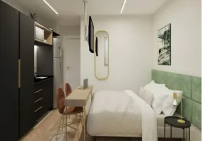 Foto 1 de Apartamento com 1 Quarto à venda, 24m² em Santo Amaro, São Paulo