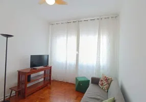 Foto 1 de Apartamento com 1 Quarto para alugar, 56m² em Itararé, São Vicente
