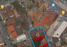 Foto 1 de Lote/Terreno à venda, 1000m² em Vila Galvão, Guarulhos
