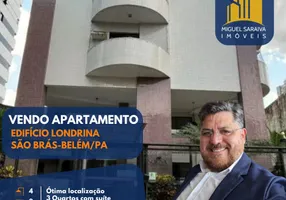 Foto 1 de Apartamento com 3 Quartos à venda, 140m² em Sao Bras, Belém