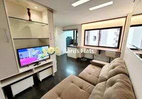 Foto 1 de Flat com 2 Quartos para alugar, 70m² em Moema, São Paulo