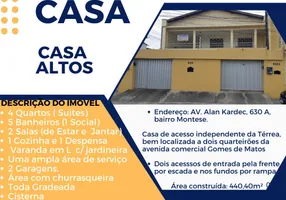 Foto 1 de Casa com 4 Quartos à venda, 440m² em Montese, Fortaleza