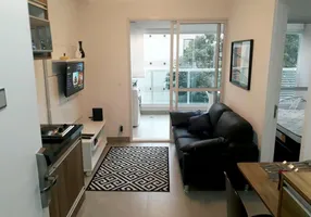 Foto 1 de Flat com 1 Quarto para alugar, 35m² em Campo Belo, São Paulo