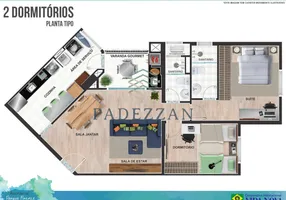 Foto 1 de Apartamento com 2 Quartos à venda, 81m² em Água Morna, Embu das Artes