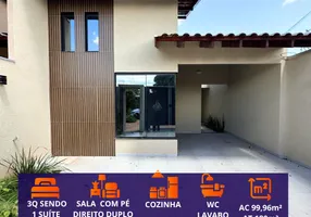 Foto 1 de Casa com 3 Quartos à venda, 99m² em Vila Santa Luzia, Campo Grande