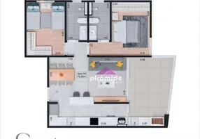 Foto 1 de Apartamento com 2 Quartos à venda, 75m² em Indaiá, Caraguatatuba