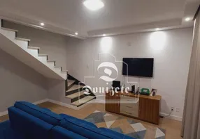 Foto 1 de Sobrado com 3 Quartos à venda, 175m² em Vila Homero Thon, Santo André