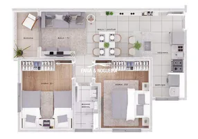 Foto 1 de Apartamento com 2 Quartos à venda, 65m² em Centro, Ipeúna