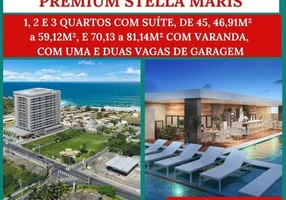 Foto 1 de Apartamento com 1 Quarto à venda, 46m² em Stella Maris, Salvador