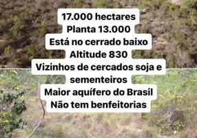 Foto 1 de Fazenda/Sítio à venda, 170000000m² em Centro, Chapada Gaúcha