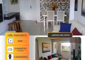 Foto 1 de Apartamento com 2 Quartos à venda, 50m² em Santa Teresa, Salvador