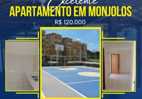 Foto 1 de Apartamento com 2 Quartos à venda, 55m² em Monjolos, São Gonçalo