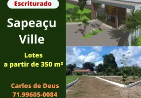 Foto 1 de Lote/Terreno à venda, 350m² em Zona Rural, Sapeaçu