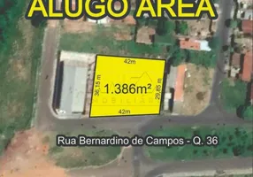 Foto 1 de Lote/Terreno para alugar, 1386m² em Vila Alto Paraíso, Bauru