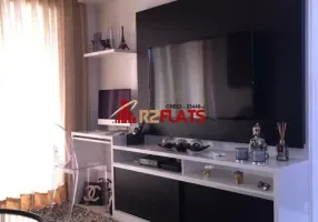 Foto 1 de Flat com 1 Quarto para alugar, 48m² em Campo Belo, São Paulo