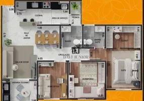 Foto 1 de Apartamento com 3 Quartos à venda, 78m² em Vila Progresso, Sorocaba