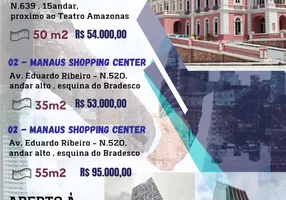 Foto 1 de Consultório com 1 Quarto à venda, 50m² em Centro, Manaus