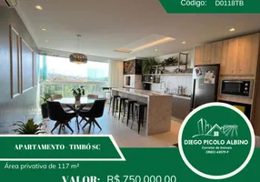 Foto 1 de Apartamento com 2 Quartos à venda, 117m² em Centro, Timbó