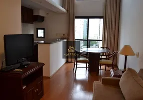 Foto 1 de Flat com 1 Quarto para venda ou aluguel, 52m² em Moema, São Paulo