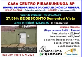 Foto 1 de Apartamento com 3 Quartos à venda, 205m² em Centro, Pirassununga