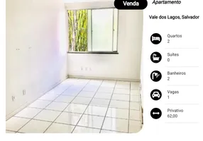 Foto 1 de Apartamento com 2 Quartos à venda, 62m² em Vale dos Lagos, Salvador