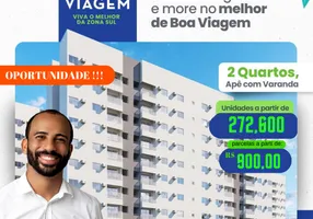 Foto 1 de Apartamento com 2 Quartos à venda, 44m² em Boa Viagem, Recife