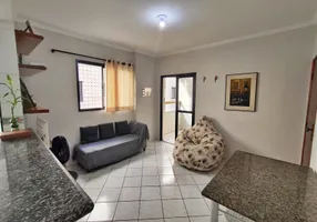 Foto 1 de Apartamento com 1 Quarto à venda, 53m² em Campo da Aviação, Praia Grande