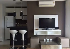 Foto 1 de Flat com 1 Quarto para alugar, 50m² em Brooklin, São Paulo