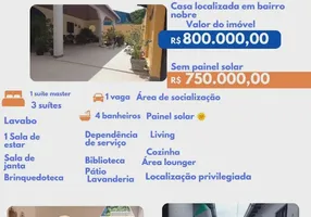 Foto 1 de Casa com 4 Quartos à venda, 367m² em Dom Pedro I, Manaus