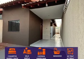 Foto 1 de Casa com 2 Quartos à venda, 72m² em Riviera Park, Campo Grande